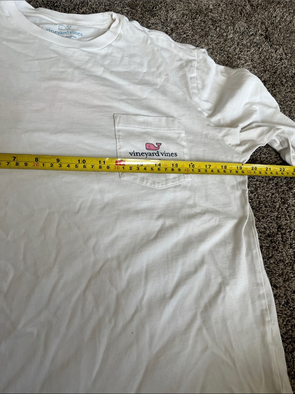 Vineyard Vines White Tee long sleeves- Happy Valley - PSU! Small. - Picture 6 of 8